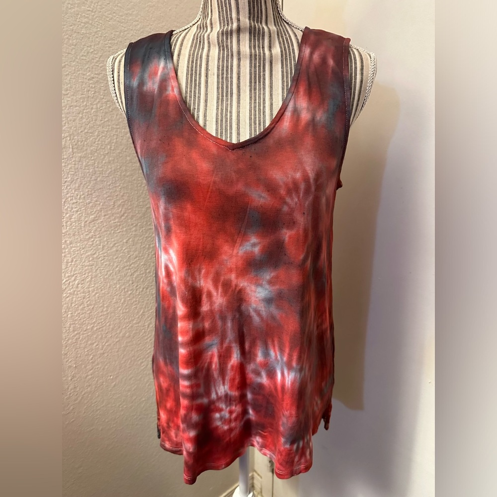 Tie-dyed tank top